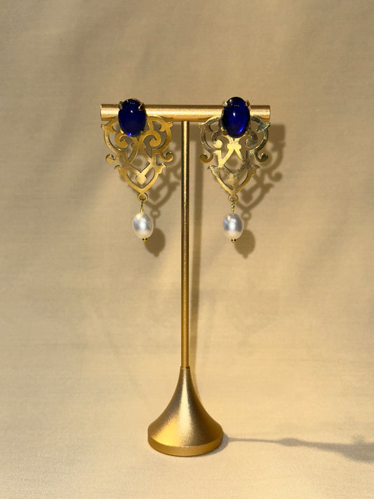 Afarid blue Earring