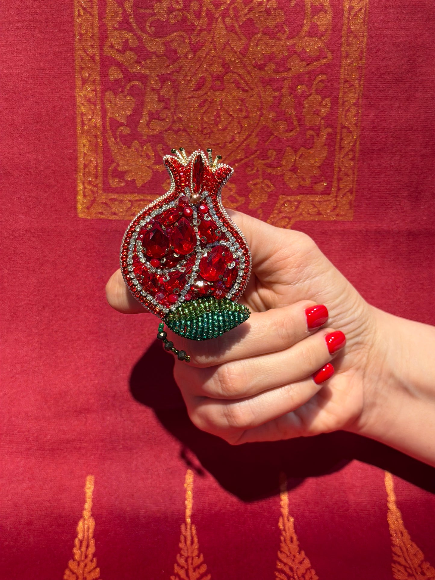 Pomegranate Brooch