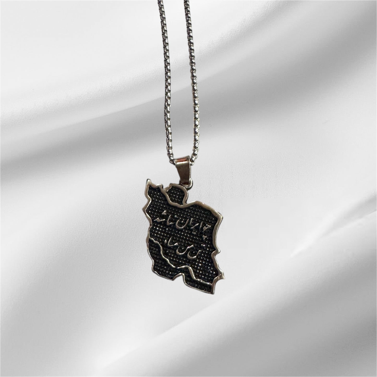 Iran Map 3 Necklace