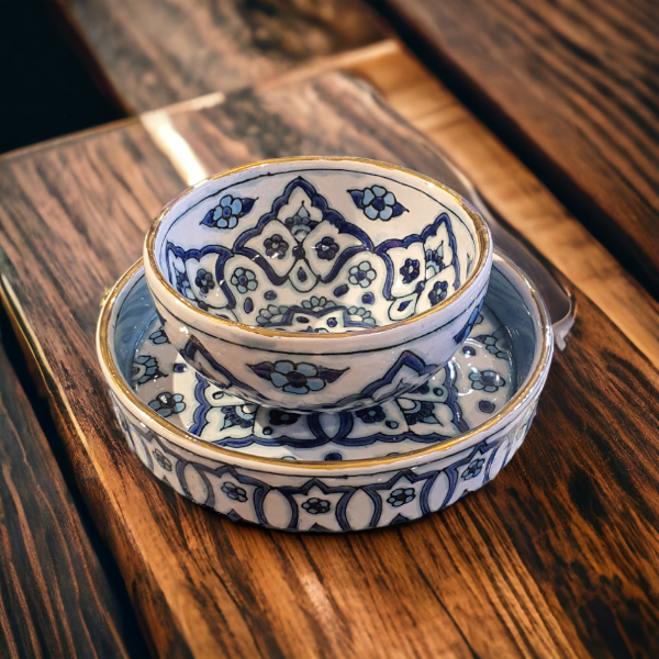 Hand made Plate & Bowl (set)