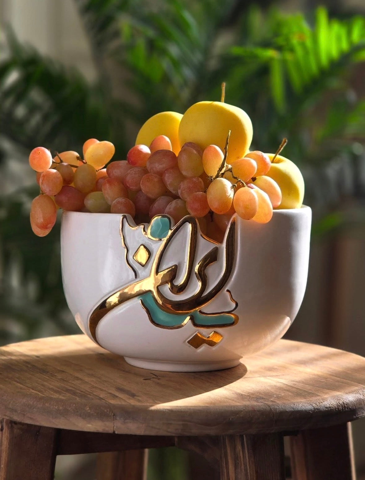 Iran Ceramic Bowl (Adorned with gold luster)