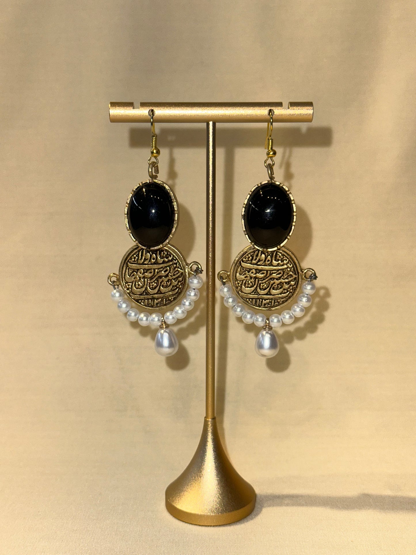 Pasargad black Earring