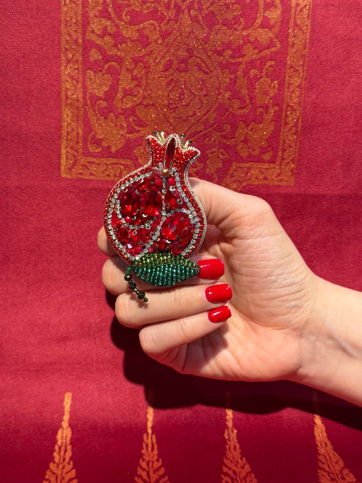 Pomegranate Brooch