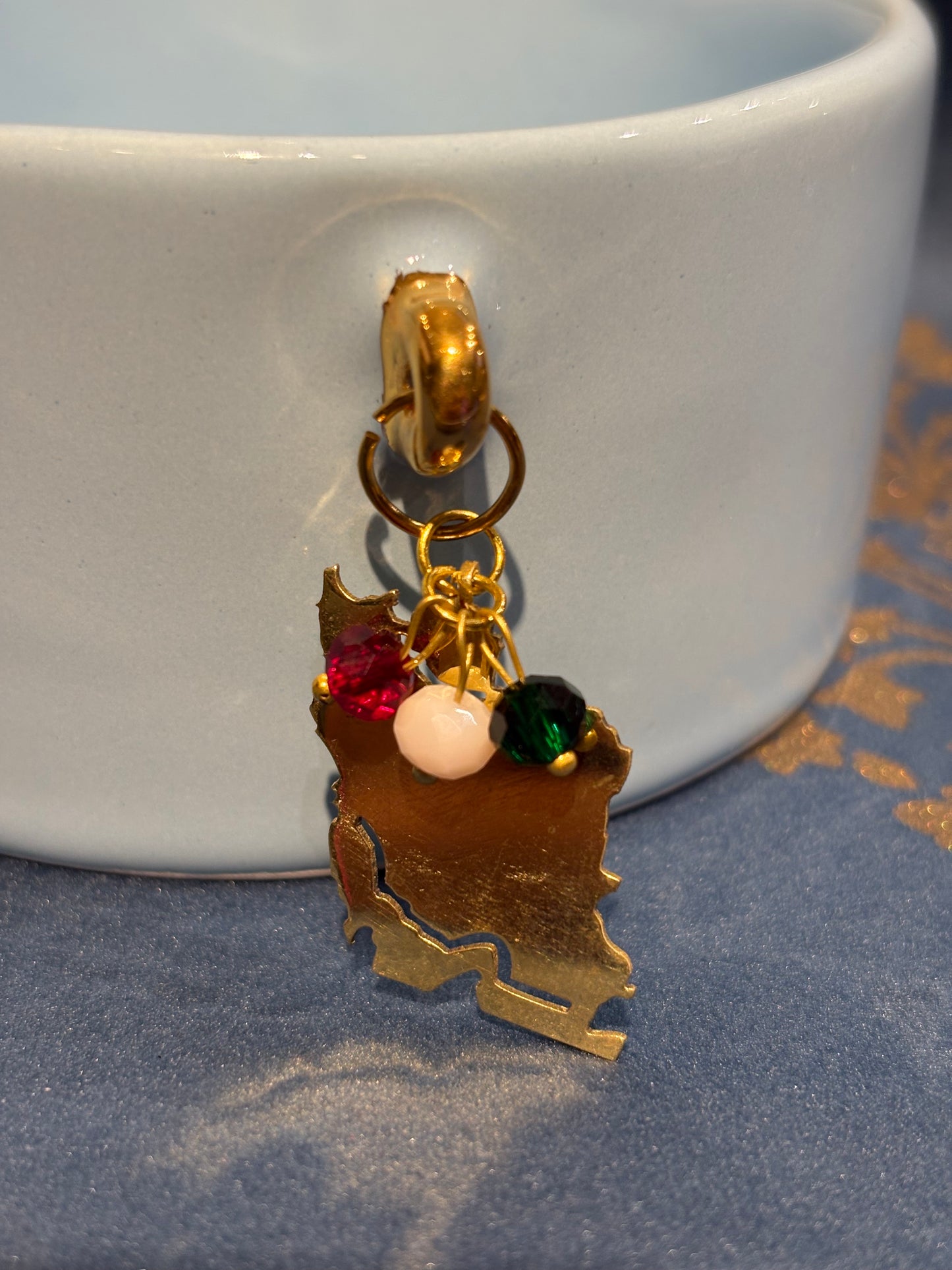 Iran Map Haft-sin bowl