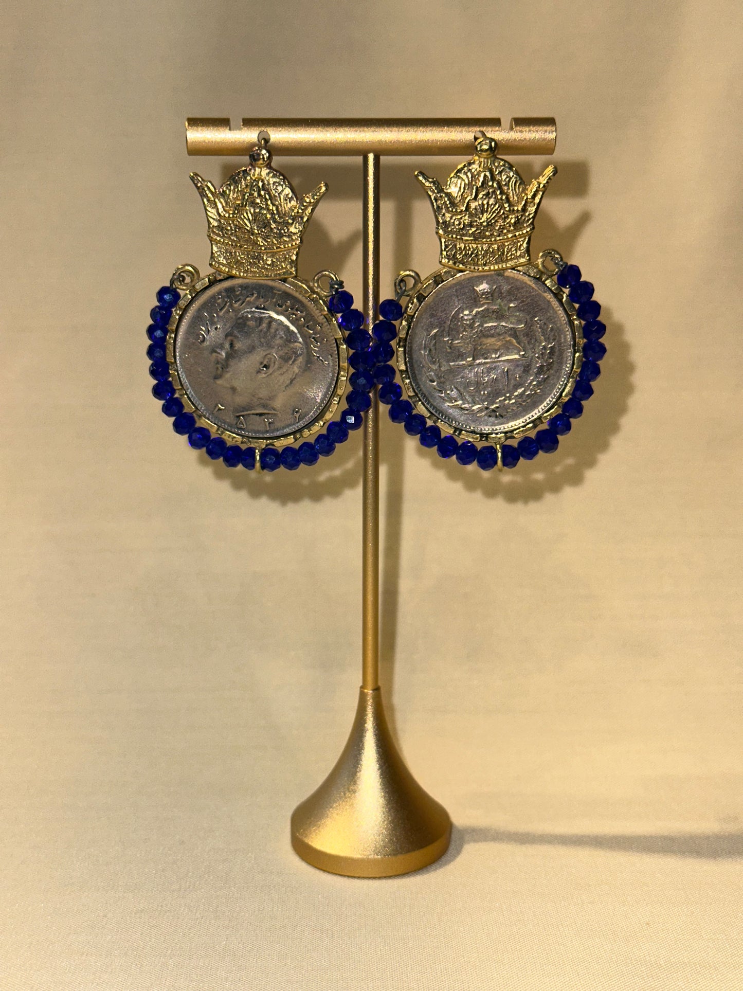 Taj Mehr blue Earring
