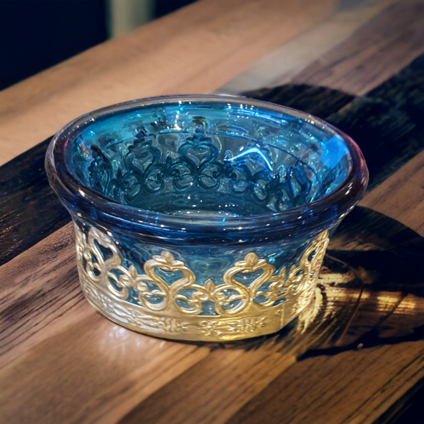 Hand made Glass & Brass Bowl